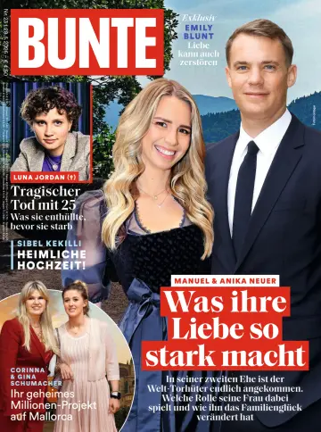 Titelseite von BUNTE.